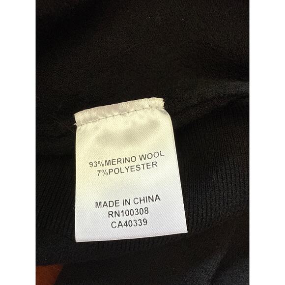 Peter Millar Excursionist Flex 1/4 Zip Pullover L Black Merino Wool MF24XS03 - Picture 5 of 9